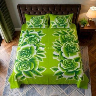 Bedsheet Hand Painted by Balinese Artisans